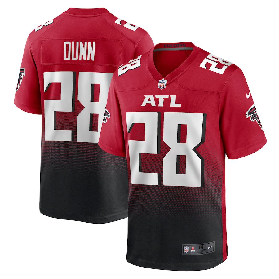 Men Atlanta Falcons 28 Warrick Dunn Nike Red Retired Player Alternate Game NFL Jersey